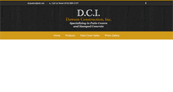Desktop Screenshot of dcipatios.com